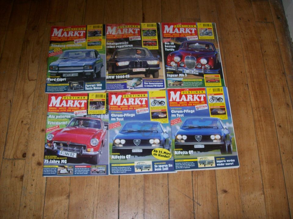 Oldtimer Markt Zeitschriften diverse Hefte von 1995-1999 in Kruchten