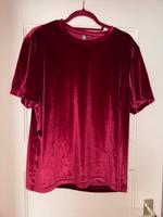 ASOS Samt-Shirt – Bordeauxrot (Gr. L) Neuhausen-Nymphenburg - Neuhausen Vorschau