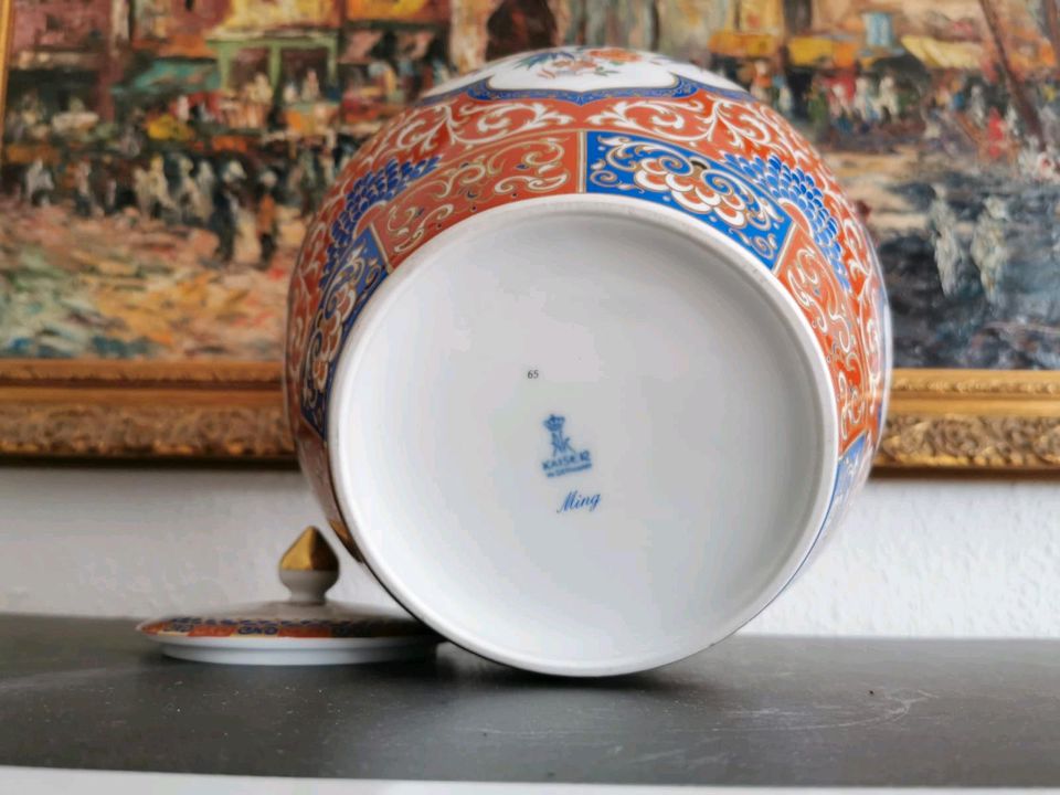 Wunderschöne MING Porzellan Deckel Vase Prunkvoll,außergewöhnlich in Berlin