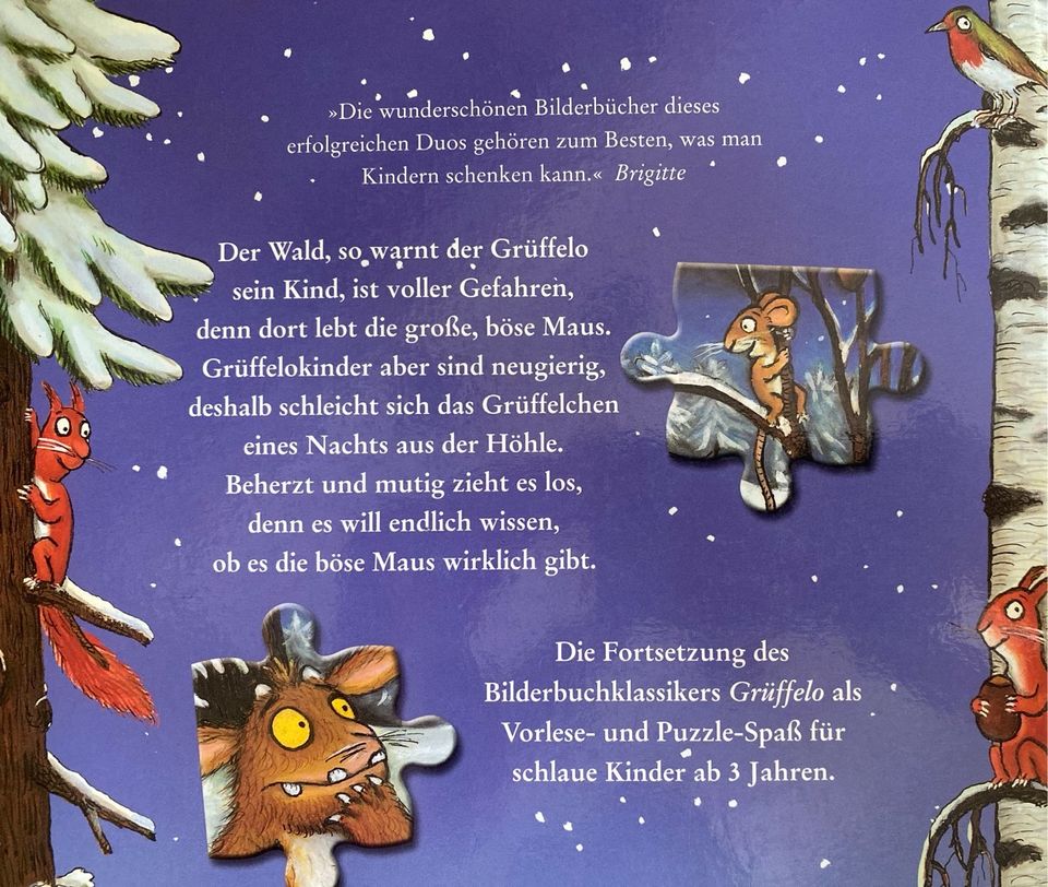 Das Grüffelo Kind, Puzzle Buch in Oberhausen