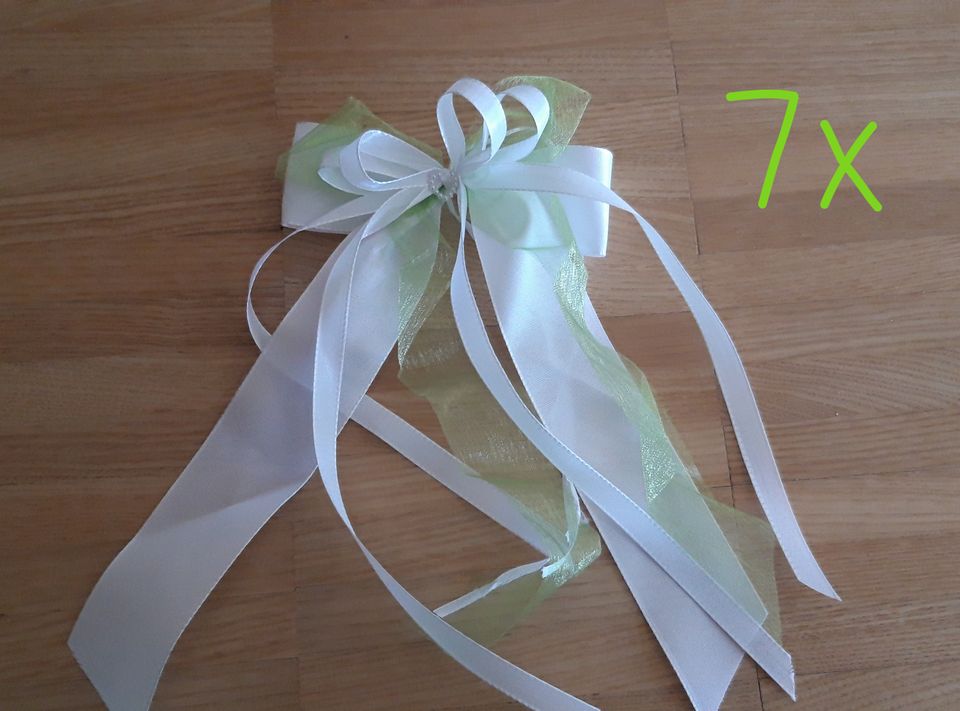Hochzeitsdeko weiß-grün - Komplettpaket in Oberndorf