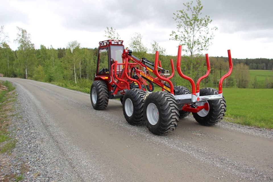 Kranman Bison 10000 Forwarder Rückezug Forstkran - 2,5t Last SBF in Brockscheid