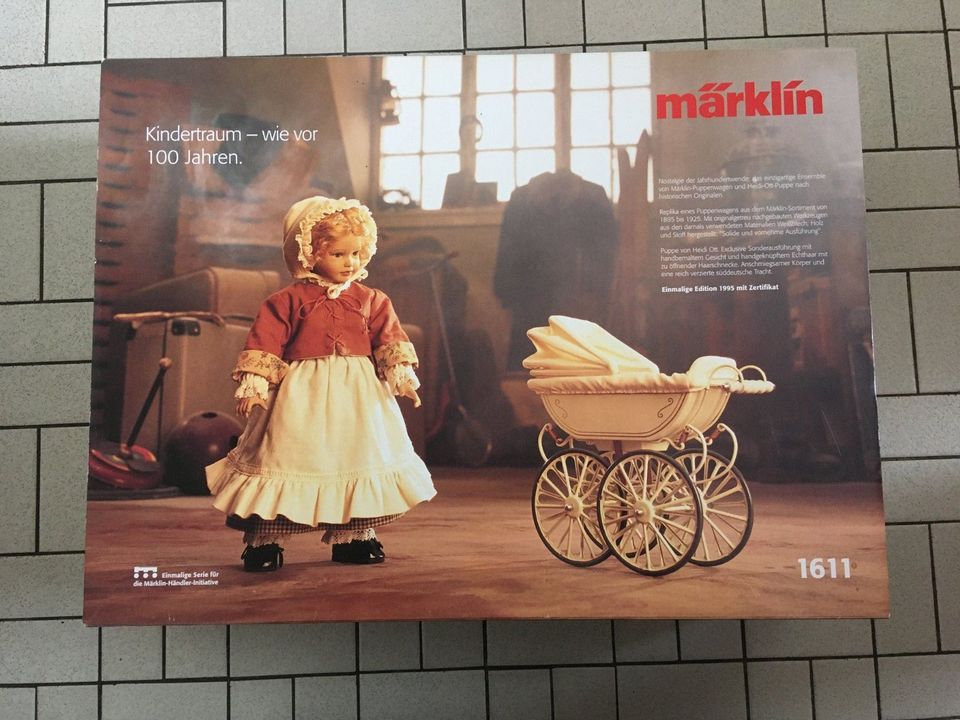 Märklin 1611 - Puppe und Puppenwagen - NEU in Grünendeich Niederelbe