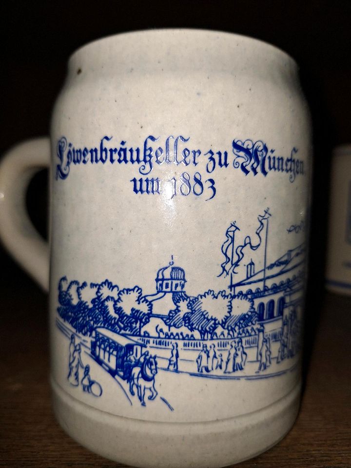 Bierkrug Löwenbräukeller zu München - Löwenbräu in Meßstetten