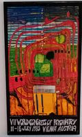 Kunstdruck von Friedenreich Hundertwasser 1983 Nordrhein-Westfalen - Erkelenz Vorschau