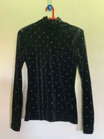 Shirt ~ Samt ~ Strasssteinchen ~ H&M ~ Gr. S = Gr. 158/164 Nordrhein-Westfalen - Willich Vorschau