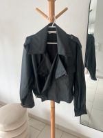 Lederjacke Oversize Einheitsgröße Cropped Schwarz Baden-Württemberg - Bruchsal Vorschau