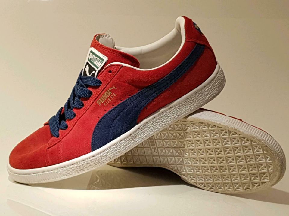 PUMA - SKATER - SNEAKER -  LEDER - RED - 41 - NEUWERTIG in Lehrte