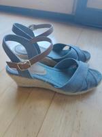 Tom Tailor Sandaletten Jeansoptik Gr. 39 Hessen - Rodgau Vorschau