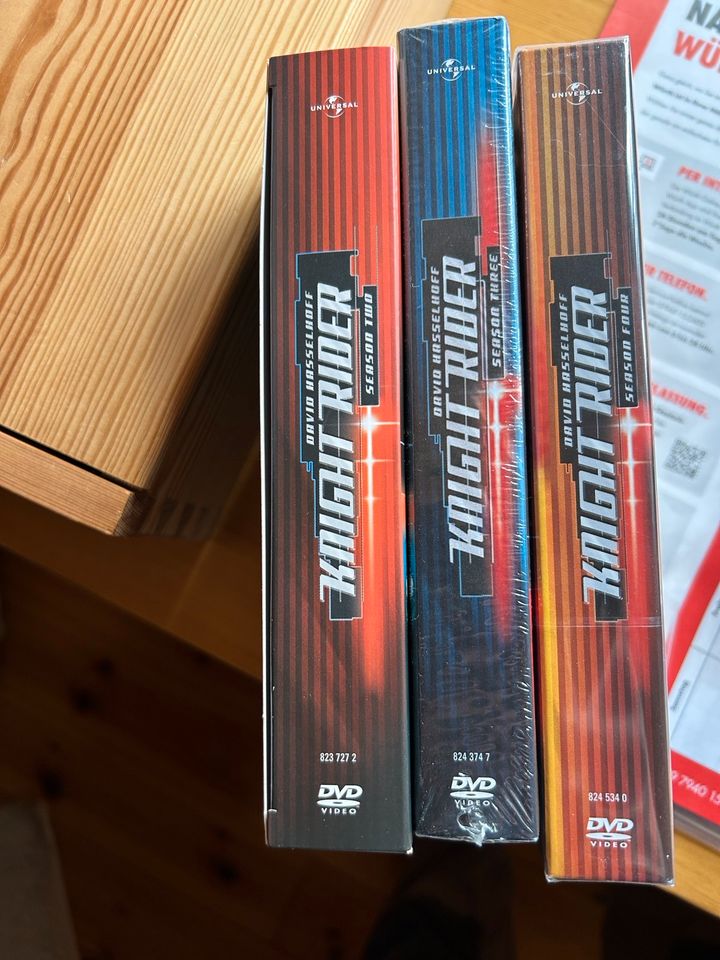 DVD Sammlung Miami Vice , A Team, Knight Rider in Linau