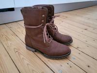 Graceland Damen Stiefeletten flach braun Größe 37 Hessen - Flieden Vorschau