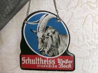 Rares Zapfhahnschild Schultheiss Starkbier Weißer Bock Konvolut Berlin - Neukölln Vorschau
