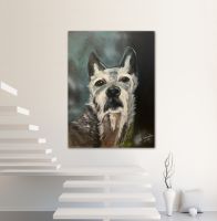 60x80cm Gemälde mit einem Hund als Motiv Niedersachsen - Oldenburg Vorschau