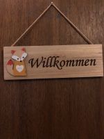 Türschild „ Willkommen „ Deko Bayern - Scheidegg Vorschau