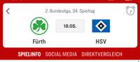 1xVIP Ticket Greuther Fürth vs Hamburger SV Bayern - Markt Erlbach Vorschau