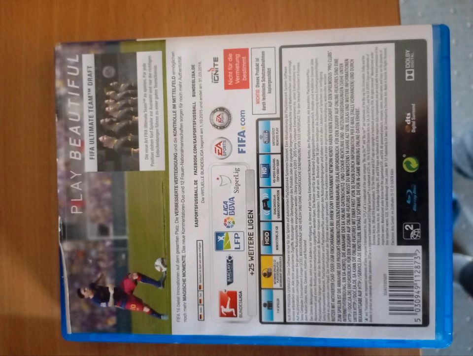 FIFA 16&17 PS4 in Ihlow