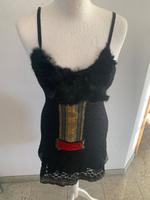 Kleid,Stretchkeleid mit Fell und Spitze Gr. XS (34/36) Saarland - Beckingen Vorschau