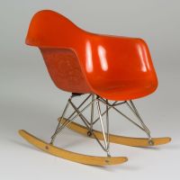 Vitra Miniatur Charles&Ray Eames RAR Rocking Armchair rot orange Beuel - Oberkassel Vorschau