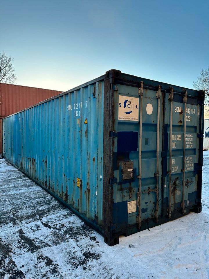 40 DC Standard Seecontainer Wind und Wasserdicht in Heusenstamm