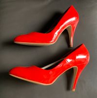 Lackleder Stiletto Pumps ** knallrot ** Gr.39 **Görtz 17 Baden-Württemberg - Bammental Vorschau