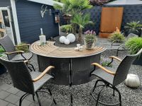 Outdoor  Teakholz Theke mit Barsessel  Alu Nordrhein-Westfalen - Hamminkeln Vorschau