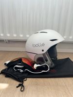 Ski Helm Bollé bolle weiß Fell Plüsch mit Brille RAVS skihelm neu München - Altstadt-Lehel Vorschau