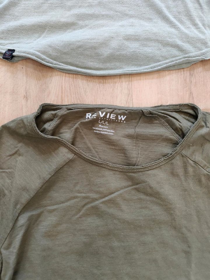 T-Shirt Paket 5 Stück Herren Slim Fit  M L XL rot grün schwarz in Hagen