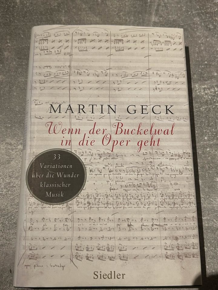 Wenn der Buckelwal in die Oper geht - Martin Geck in Geisenheim