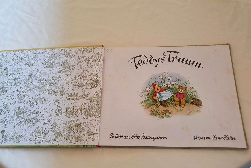 Teddys Traum altes Buch in Ovelgönne