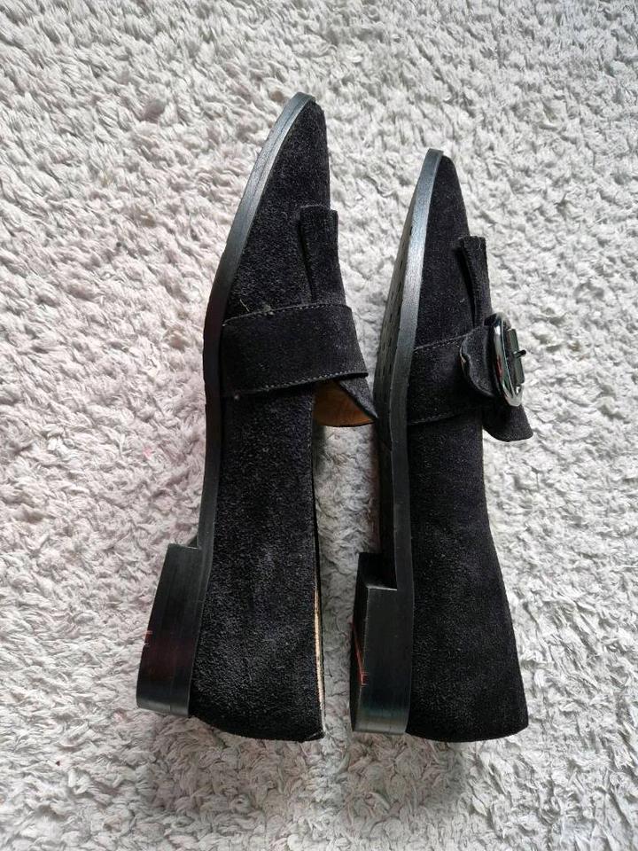 Neu Lloyd Slipper Mokassins Loafer 38,5 wildleder schwarz in Kempen