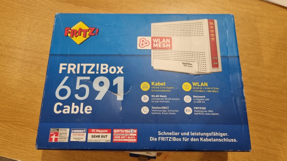 Fritzbox 6591 in Kirchberg an der Murr