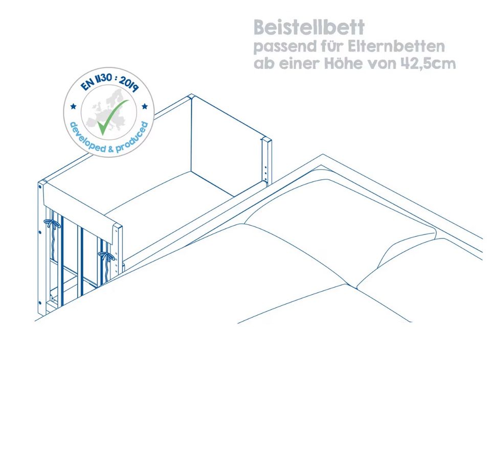 Roba Beistellbett, Babybett Buche in Pfullingen