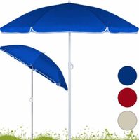 Sonnenschirm Ø 230 cm Beige&Blau Rund WASSERDICHT NEU Essen - Stoppenberg Vorschau