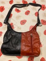 Handtasche Leder, Farbe: schwarz-rot, zum umhängen Bayern - Gunzenhausen Vorschau