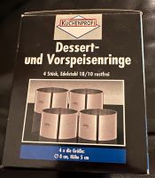 Küchenprofi: 4 Dessert- und Vorspeisenringe 8 x 5 cm NEU! Nordrhein-Westfalen - Bornheim Vorschau