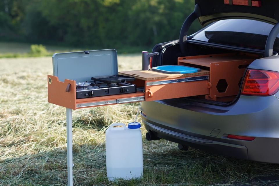 Campingbox "Weekender_S" Heckküche Campingküche für Auto Limousine SUV Kombi Caddy in Velbert