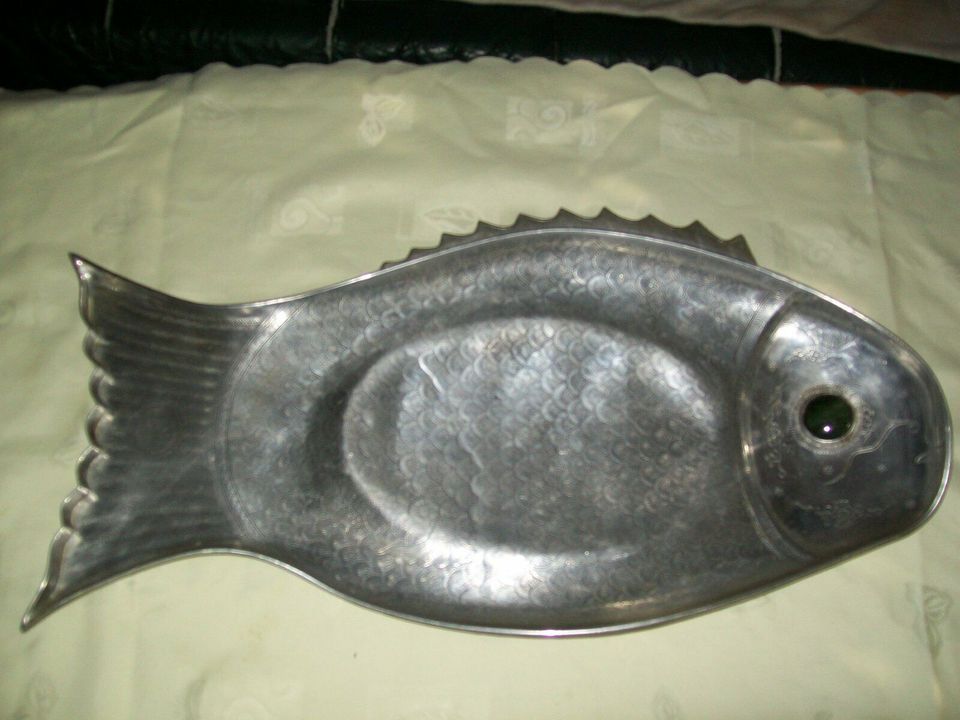 Servierplatte Fisch, Silber Fisch - Servier - Platte in Köln