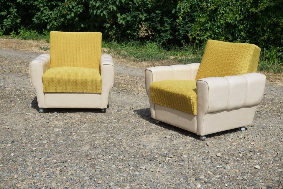 2 x Vintage Sessel aus den 1970er Jahren easy chair in Dingelstedt am Huy