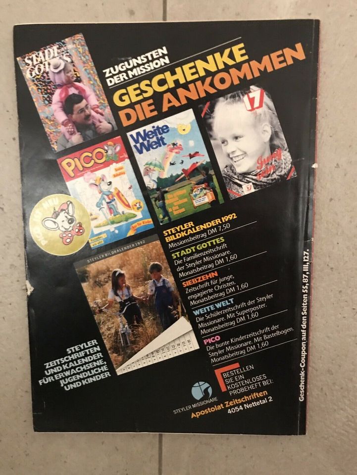 Kalender - MICHAELSKALENDER 1992 - Kirche - Michelskalender in Bekond