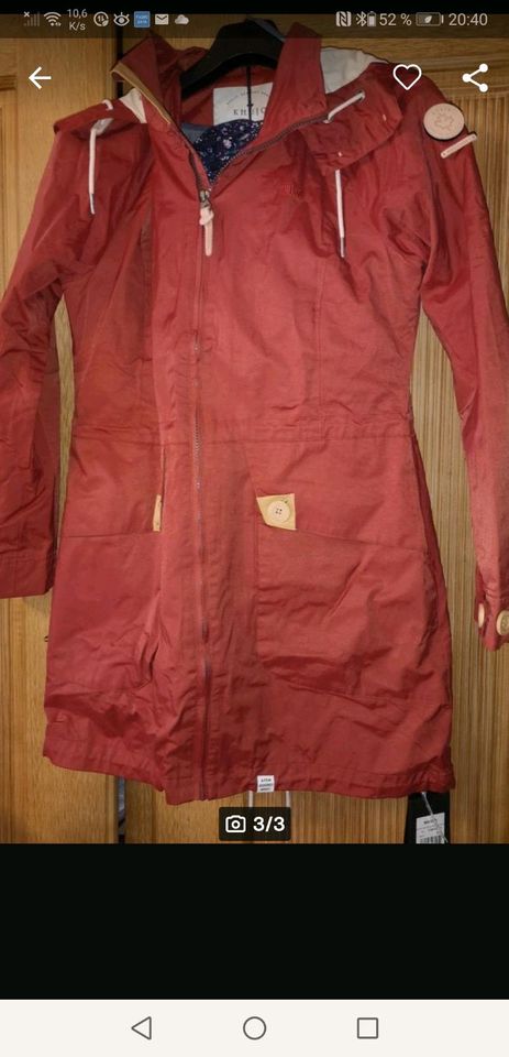 Übergangsjacke mahsa khujo neu Hellrot L 40 parka t in Bad Orb