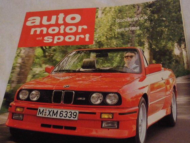 BMW M3 e30 Cabrio 215 PS in Tauberbischofsheim