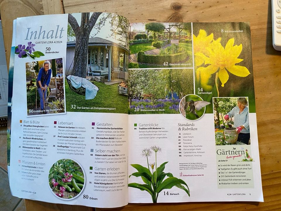 Garten Flora Zeitschrift Ausgabe April 2024 in Eckernförde