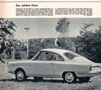 "Bertone" NSU Prinz Coupe Kurzvorstellung 1958 Baden-Württemberg - Schopfheim Vorschau