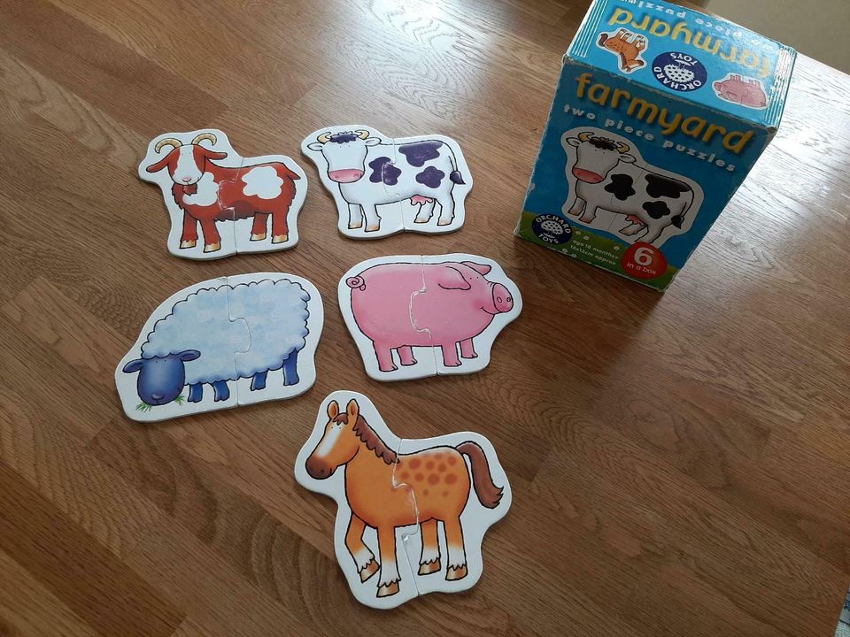 farmyard 2-teilig Puzzle Bauernhof Tiere in Meppen