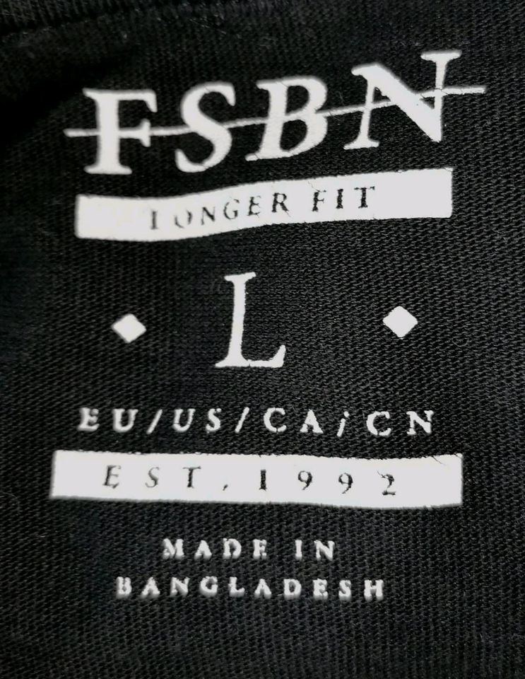 Cooles FSBN Longsleeve Shirt Langarm Gr.L Punk Herren in Parkstetten