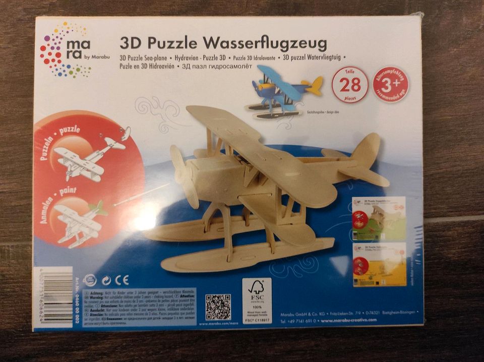 3D Holzpuzzle Wasserflugzeug in Gefell