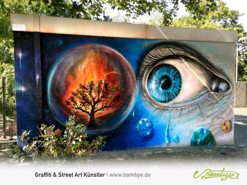 Graffiti & Street Art Künstler | Malerei Wandbild Sprayer Sprüher in Nümbrecht
