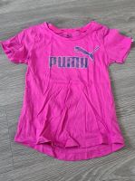 Puma T-Shirt pink Sport Logo in Gr 128 Hessen - Flörsheim am Main Vorschau