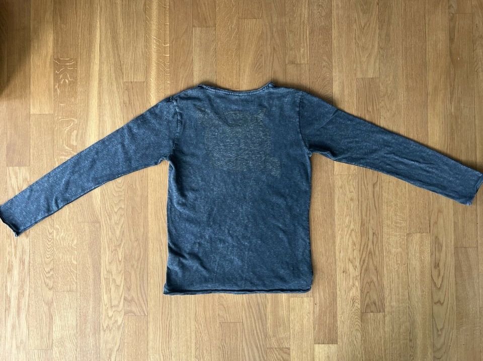 Scotch Shrunk Sweatshirt Pullover, dunkelgrau anthrazit, 14/164 in Düsseldorf