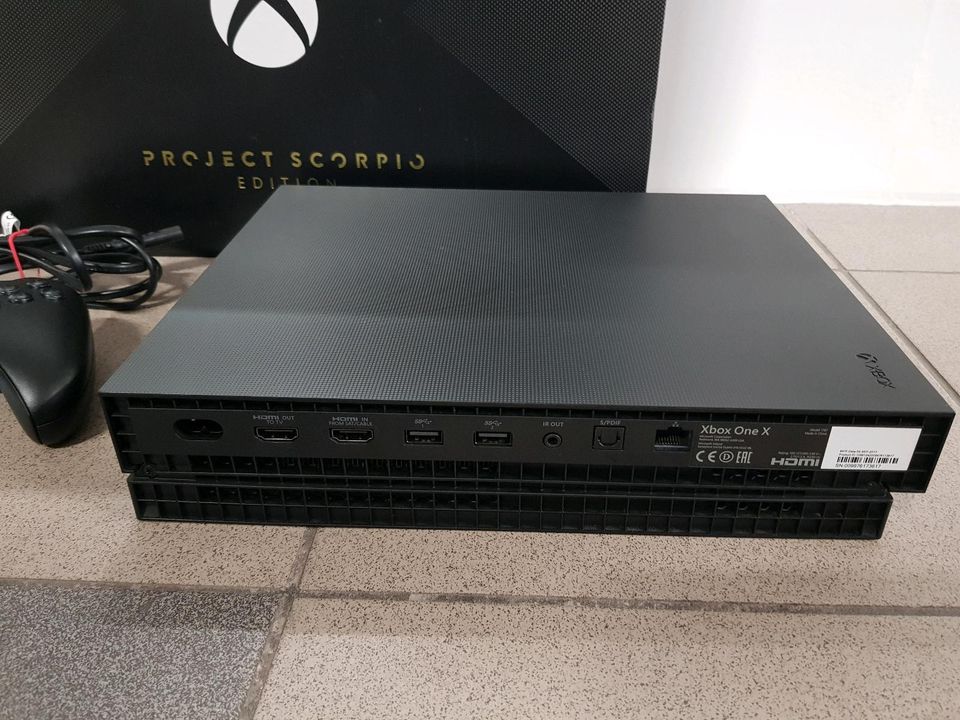Xbox One X Project Scorpio Edition 1Tb +Gewährleistung in Rudolstadt